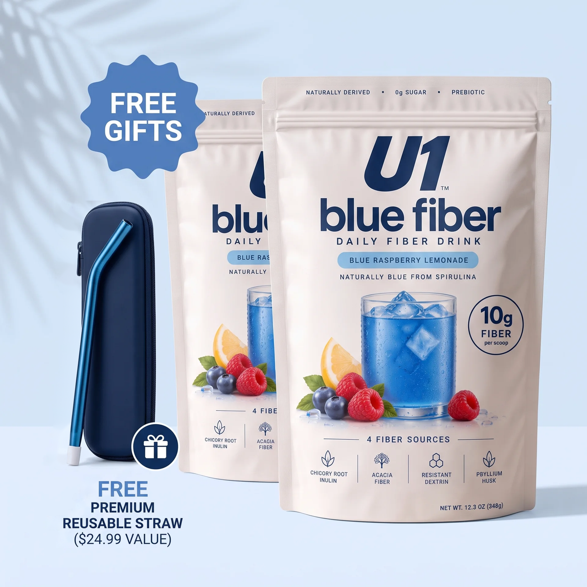 U1 Blue Fiber™ – Prebiotic Fiber Drink